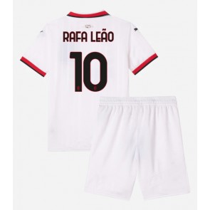 AC Milan Rafael Leao #10 Dětské Venkovní dres komplet 2024-25 Krátký Rukáv (+ trenýrky)